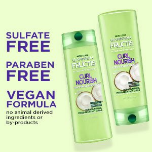 Curl Nourish - Sulfate Free, Paraben Free and Vegan Formula